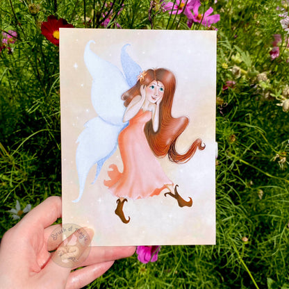 Brush of Magic Willow Fairy Character Art Print