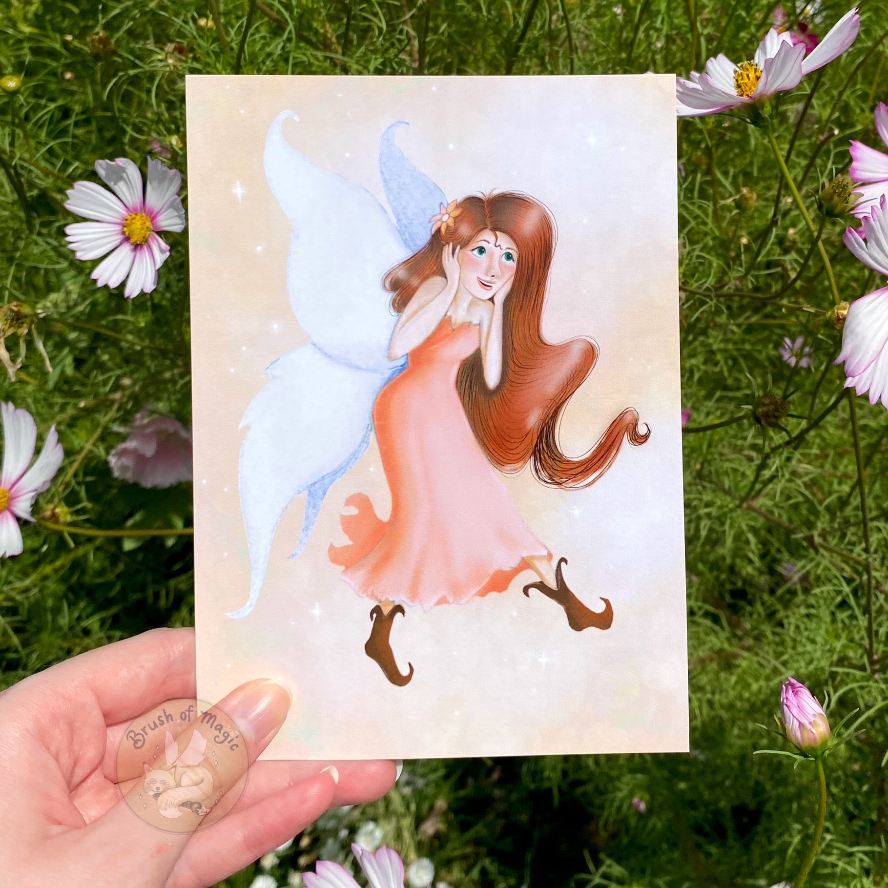 Brush of Magic Willow Fairy Character Art Print