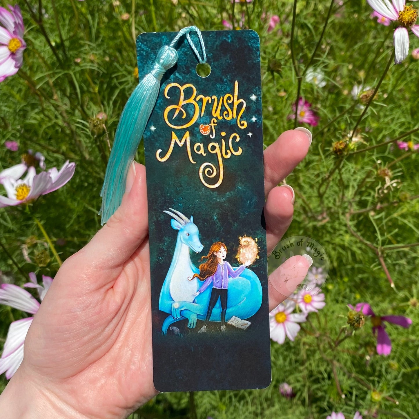 Brush of Magic Tassel Bookmark Front