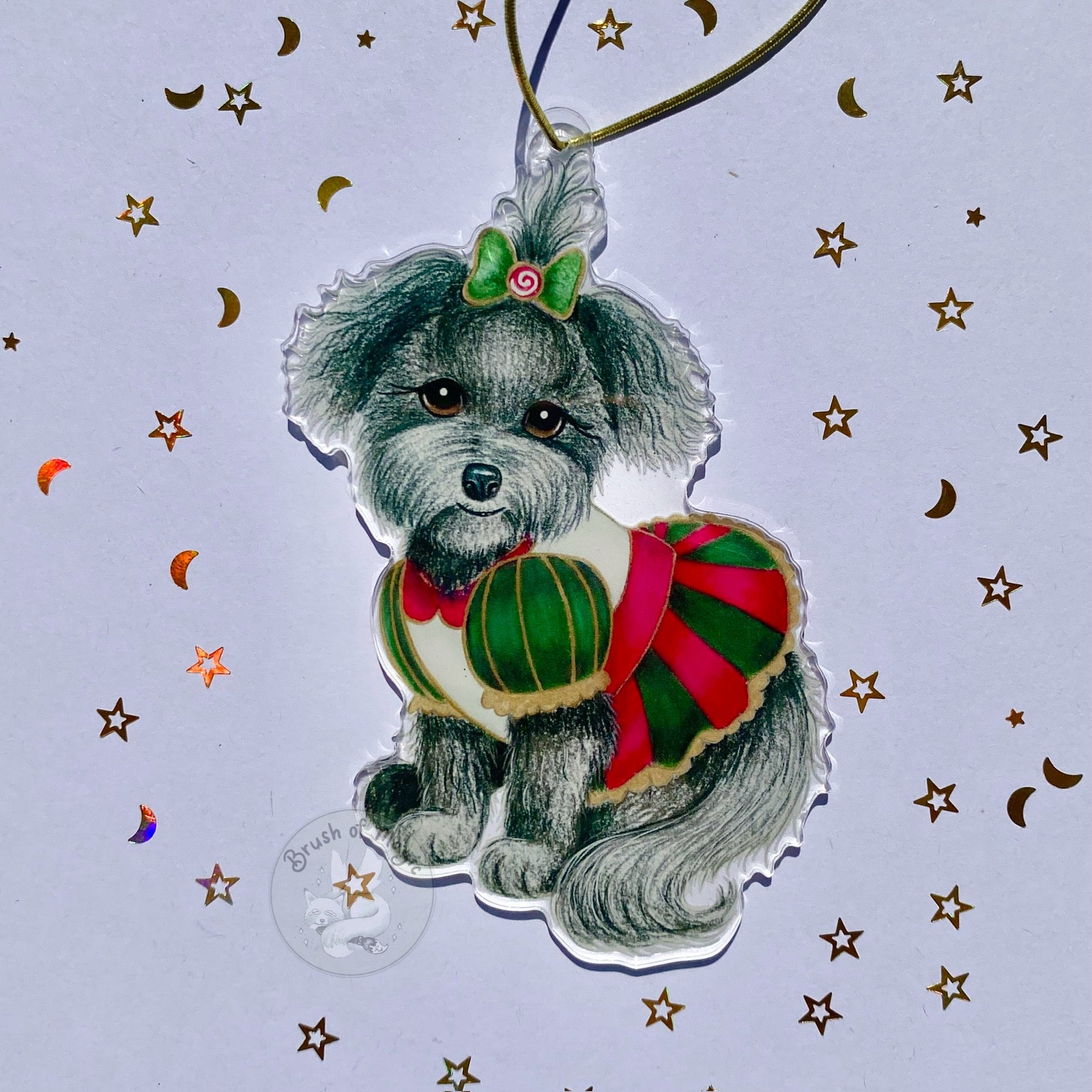 Christmas Puppy Christmas Tree Ornament