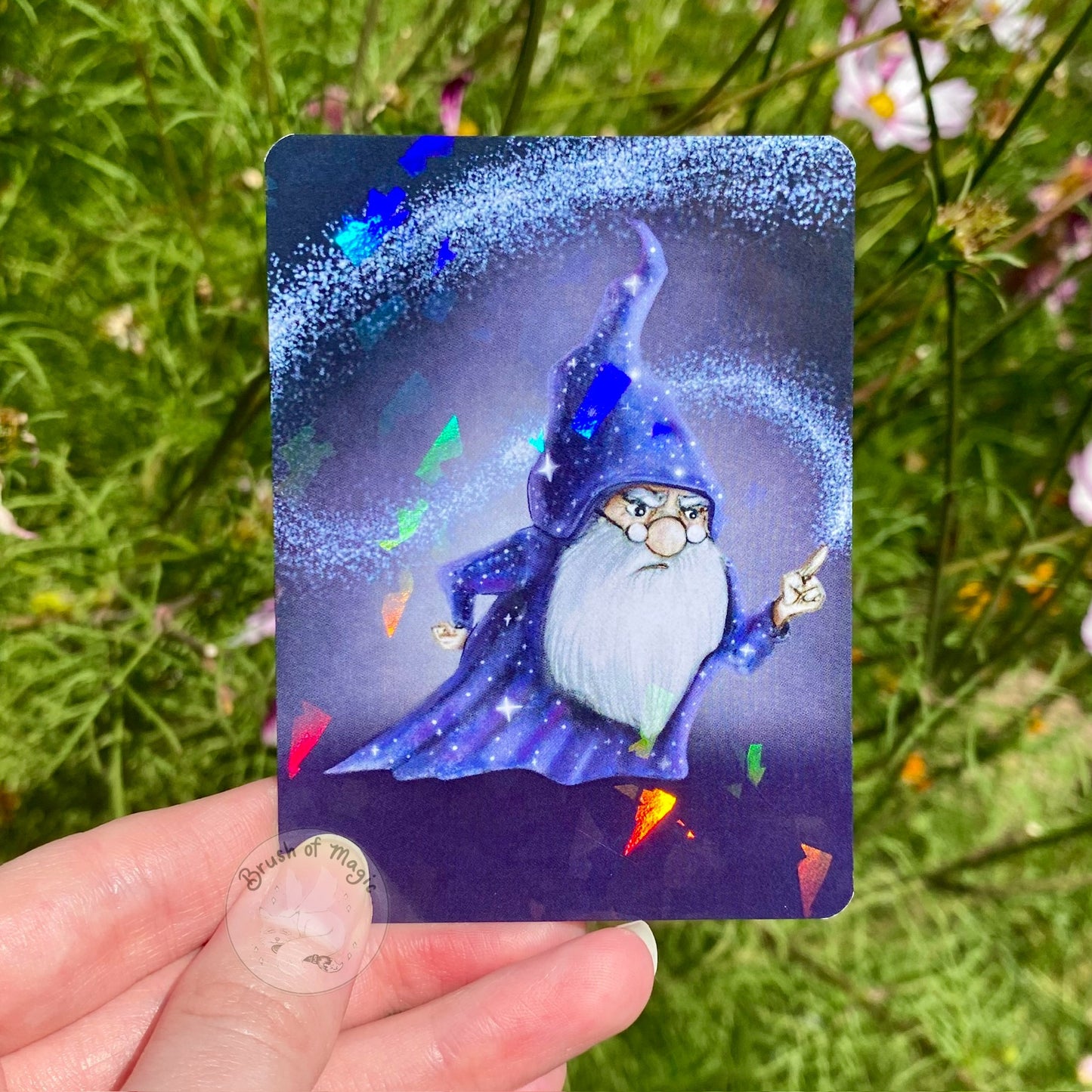 Brush of Magic Windsor the Wizard Gnome Holo Character Art Print