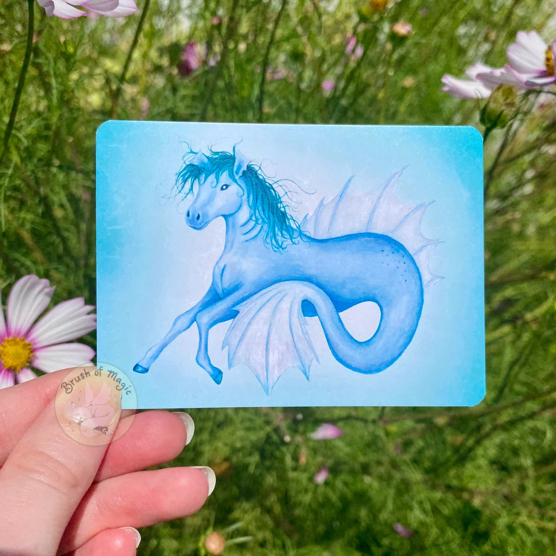 Mythical Creatures Hippocampus Water Horse Trading Card