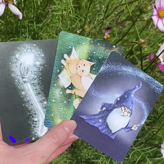 Video of Brush of Magic Holo trading cards